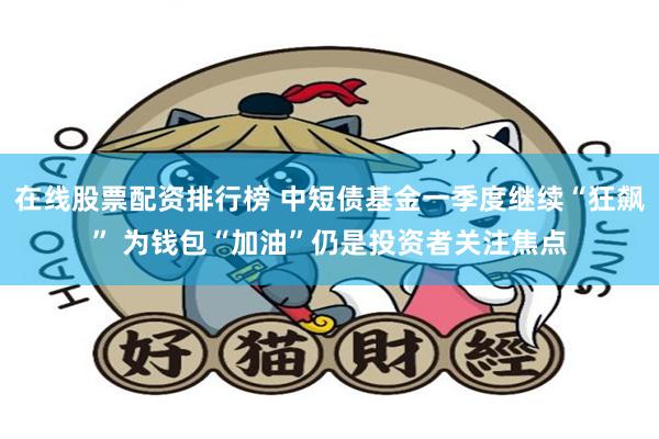 在线股票配资排行榜 中短债基金一季度继续“狂飙” 为钱包“加油”仍是投资者关注焦点