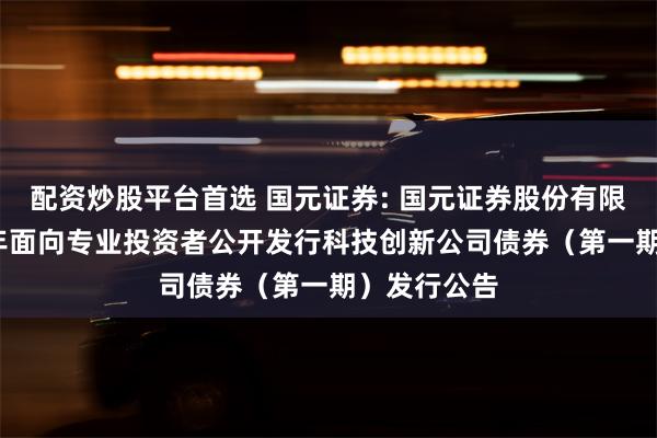 配资炒股平台首选 国元证券: 国元证券股份有限公司2025年面向专业投资者公开发行科技创新公司债券(第一期)发行公告