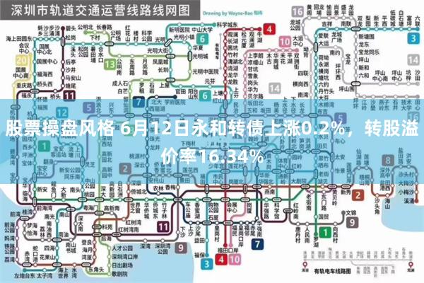 股票操盘风格 6月12日永和转债上涨0.2%，转股溢价率16.34%