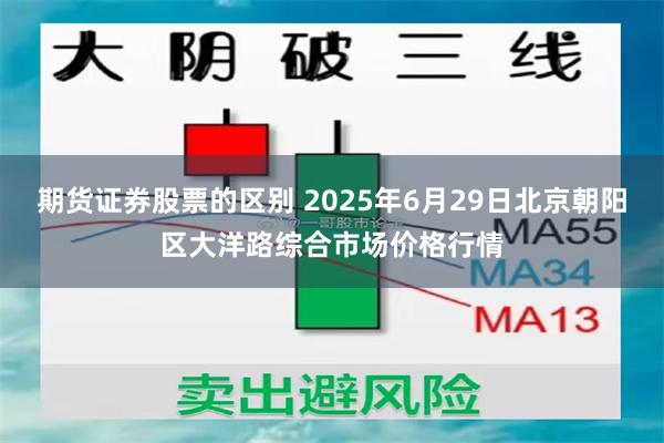 期货证券股票的区别 2025年6月29日北京朝阳区大洋路综合市场价格行情