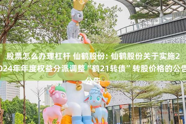 股票怎么办理杠杆 仙鹤股份: 仙鹤股份关于实施2024年年度权益分派调整“鹤21转债”转股价格的公告