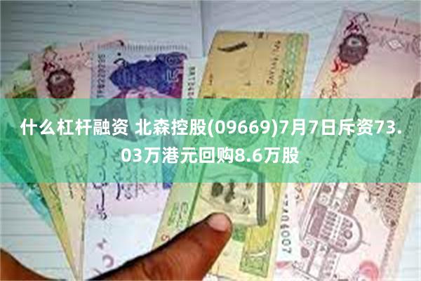 什么杠杆融资 北森控股(09669)7月7日斥资73.03万港元回购8.6万股